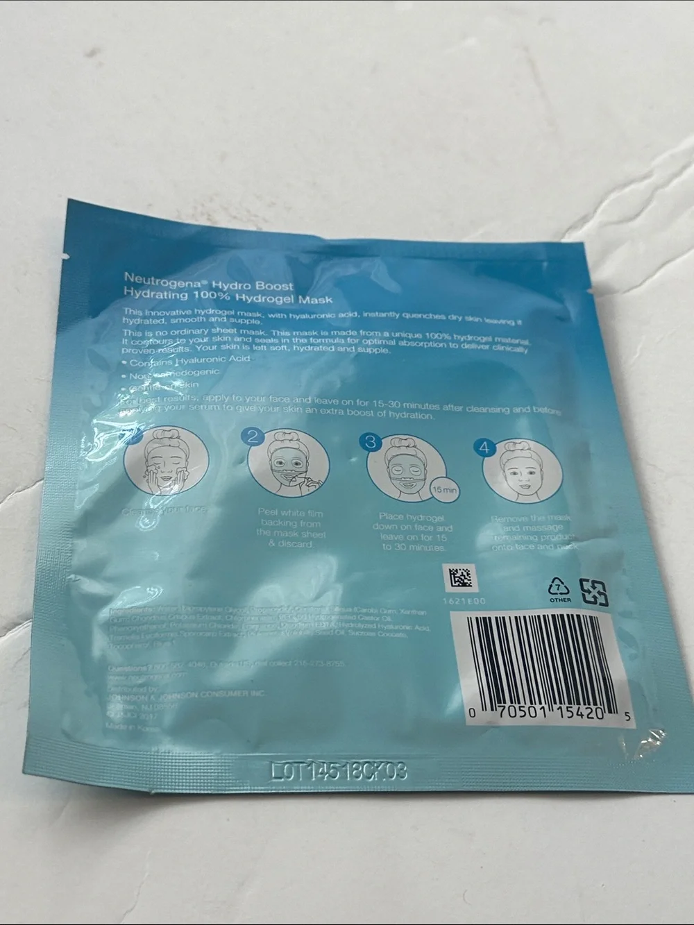 Neutrogena Hydro Boost Hydrating Face Mask - Blue